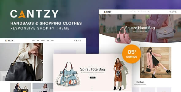 Cantzy - Handbags & Shopping Clothes Responsive Shopify Theme