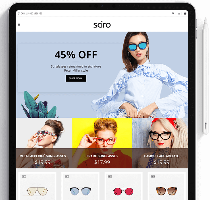 Sciro - Multi-Purpose Responsive Shopify Theme