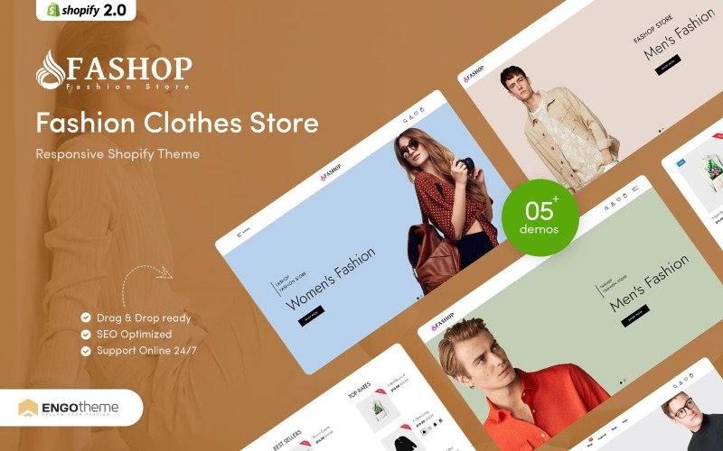 Fashop - Clothing & Fashion Responsive Shopify Theme